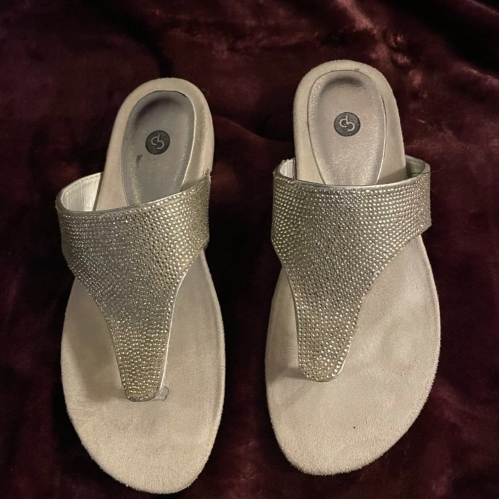 Bali Silver Bling Sandals